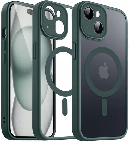 Etui do Apple iPhone 15 do MagSafe CLEAR CASE Szkło na ekran Krainagsm