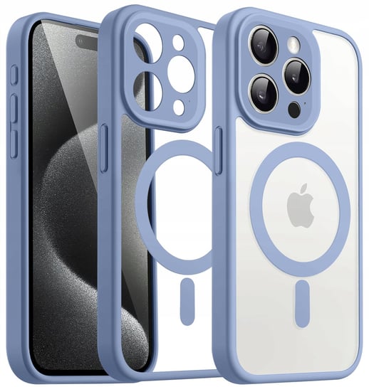 Etui do Apple iPhone 15 Pro do MagSafe CLEAR CASE Szkło na ekran Krainagsm