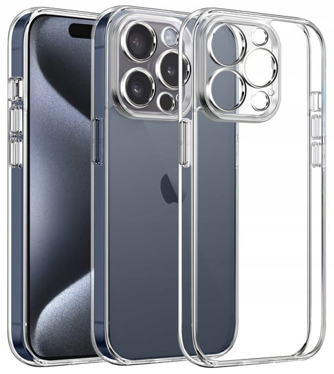 Etui do Apple iPhone 15 Pro SILICONE Case + Szkło 9H Krainagsm