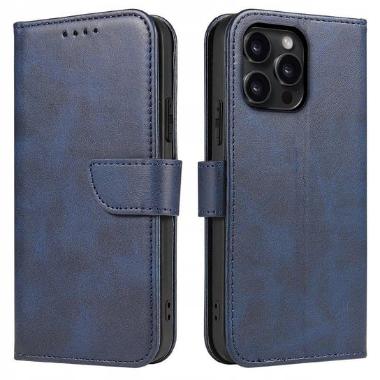 Etui Do Apple Iphone 15 Pro Skórzane Portfel Skin Case + Szkło 9H Krainagsm