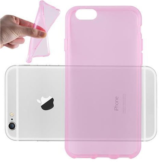 Etui Do Apple iPhone 6 / 6S Pokrowiec w PRZEZROCZYSTY RÓŻOWY Obudowa Ochronny TPU Silikon Case Cover Cadorabo Cadorabo