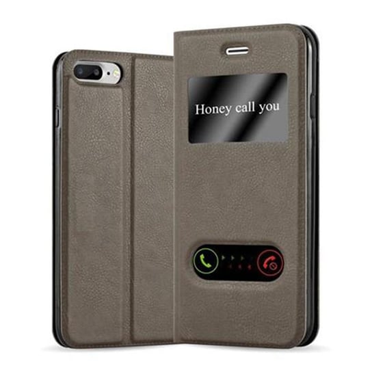 Etui Do Apple iPhone 7 PLUS / 7S PLUS / 8 PLUS w BRĄZOWY KAMIEŃ Pokrowiec Obudowa Case Cover Portfel Ochronny Cadorabo Cadorabo