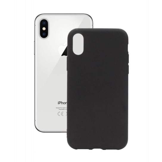 Etui do Apple iPhone X/Xs Jelly Case czarne MATT Obudowa Pokrowiec Guma GSM-HURT