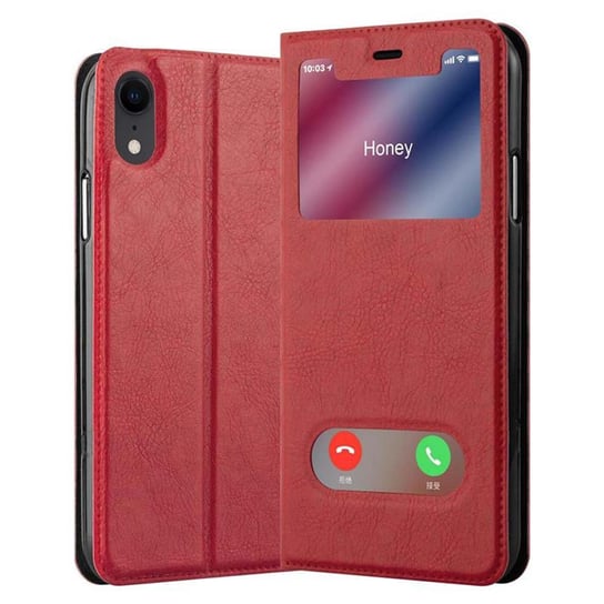 Etui Do Apple iPhone XR w CZERWONY SZAFRAN Pokrowiec Obudowa Case Cover Portfel Ochronny Cadorabo Cadorabo