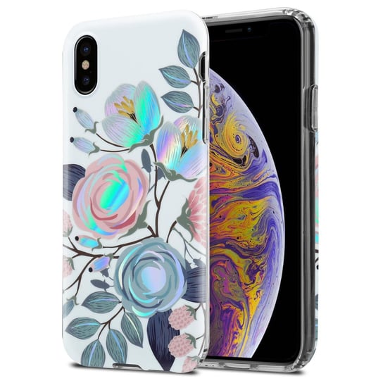 Etui Do Apple iPhone XS MAX w PIWONIE Pokrowiec TPU Silikon Obudowa Case Cover Plecki Cadorabo Cadorabo