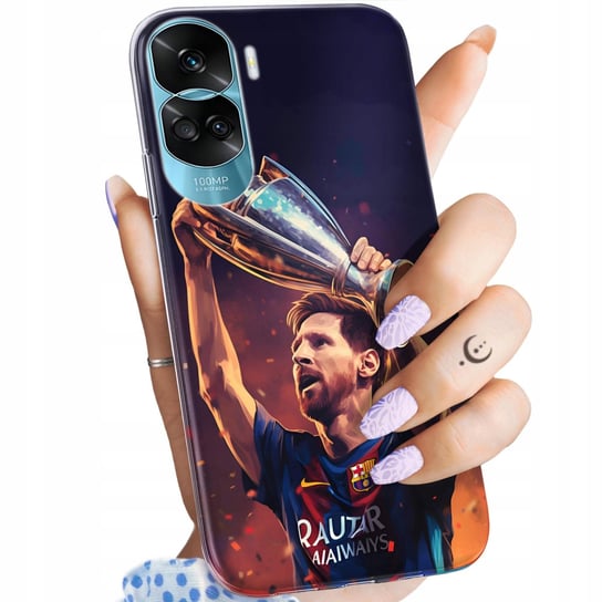 Etui Do Etui Honor 90 5G Wzory Piłka Nożna Z Piłkarzami Kluby Piłkarskie Honor