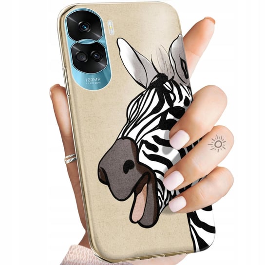 ETUI DO ETUI HONOR 90 5G WZORY ZEBRA ZEBERKA PASKI OBUDOWA POKROWIEC CASE Honor