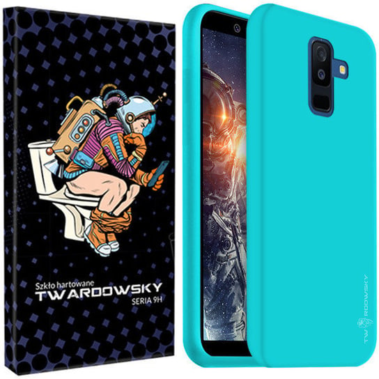 Etui Do Galaxy J8 2018 J800 Twardowsky Hole +Szkło TWARDOWSKY