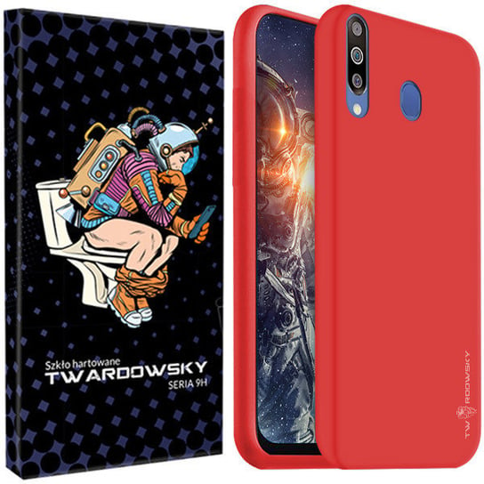 ETUI DO GALAXY M30 SM-M305 TWARDOWSKY HOLE + SZKŁO TWARDOWSKY