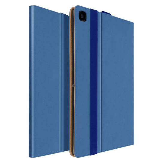 Etui do Galaxy Tab A7 10.4 2020 Satynowe skórzane etui na karty Funkcja Wsparcie niebieskie Avizar