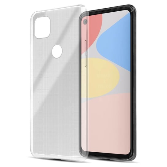 Etui Do Google PIXEL 4A 5G Pokrowiec w W PEŁNI PRZEZROCZYSTY Obudowa Ochronny TPU Silikon Case Cover Cadorabo Cadorabo