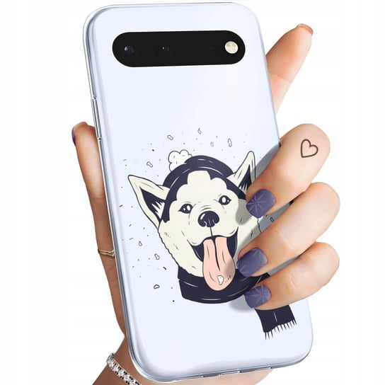 ETUI DO GOOGLE PIXEL 6 PRO WZORY HUSKY PSY PIESKI OBUDOWA POKROWIEC CASE Google