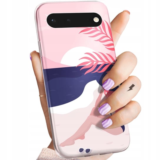 ETUI DO GOOGLE PIXEL 6 PRO WZORY LATO SUMMER VIBE CHILLOUT OBUDOWA CASE Google