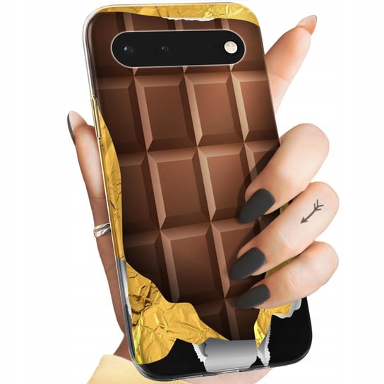 ETUI DO GOOGLE PIXEL 6 WZORY CZEKOLADA CHOCO SŁODYCZE OBUDOWA POKROWIEC Google