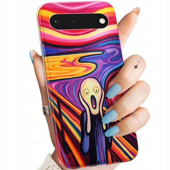 ETUI DO GOOGLE PIXEL 6 WZORY KRZYK MUNCH EDVARD SCREAM OBUDOWA POKROWIEC Google