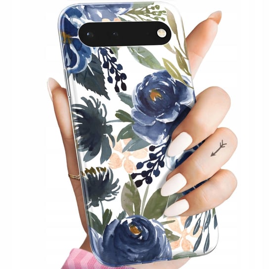 Etui Do Google Pixel 6 Wzory Kwiaty Kwieciste Flower Obudowa Pokrowiec Case Google