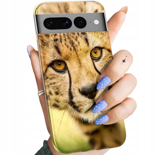 ETUI DO GOOGLE PIXEL 7 PRO WZORY GEPARD CĘTKI PANTERKA OBUDOWA POKROWIEC Google