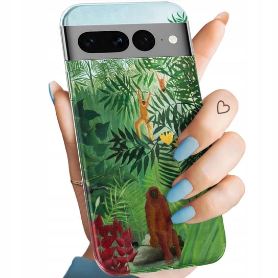 ETUI DO GOOGLE PIXEL 7 PRO WZORY HENRI ROUSSEAU PEJZAŻ MALARZ OBUDOWA CASE Google