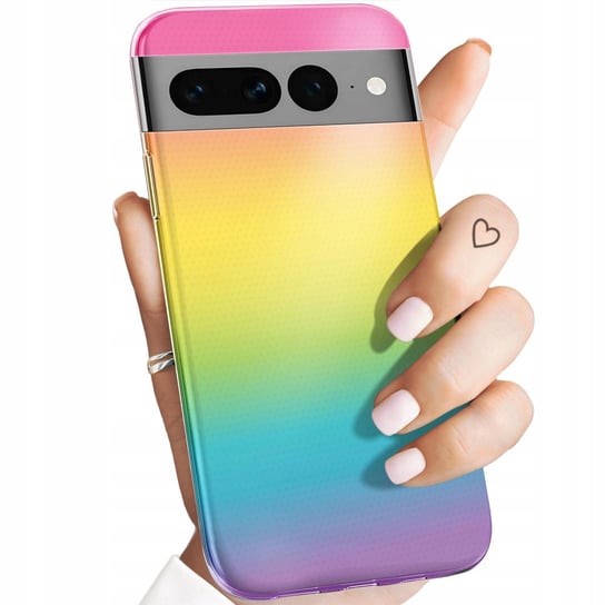 ETUI DO GOOGLE PIXEL 7 PRO WZORY LGBT RÓWNOŚĆ PRIDE OBUDOWA POKROWIEC CASE Google