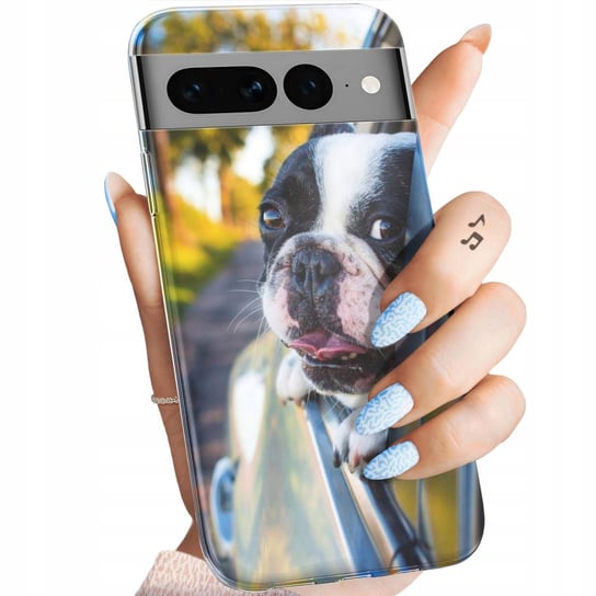 Etui Do Google Pixel 7 Pro Wzory Mops Buldog Francuski Angielski Obudowa Google