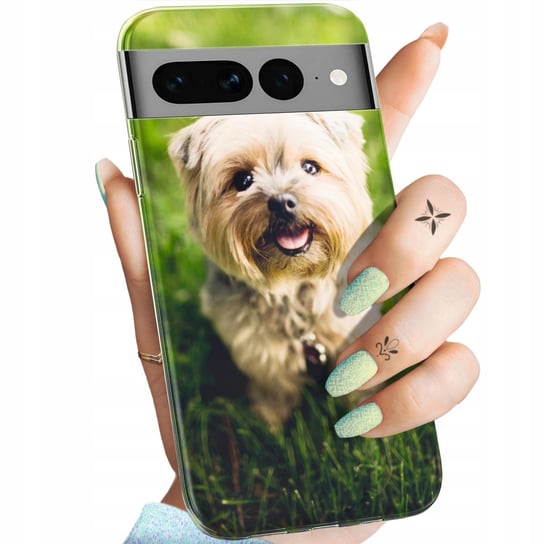 ETUI DO GOOGLE PIXEL 7 PRO WZORY PIESKI PSIAKI DOGS OBUDOWA POKROWIEC CASE Google