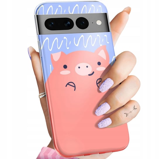 Etui Do Google Pixel 7 Pro Wzory Świnka Peppa Bajka Obudowa Pokrowiec Case Google