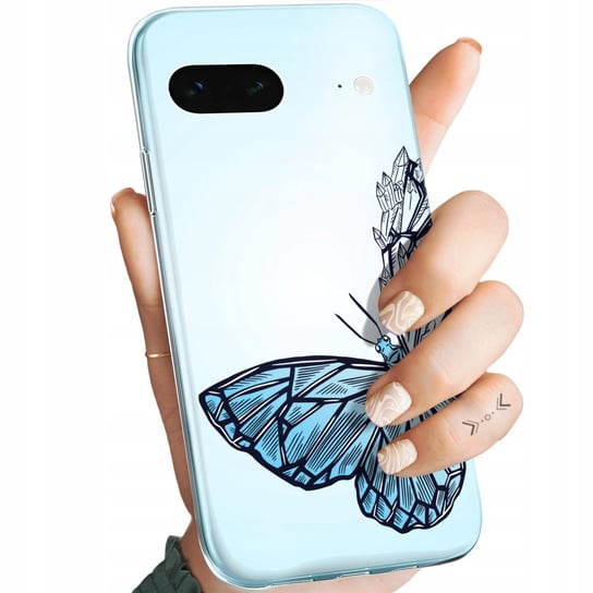 Etui Do Google Pixel 7 Wzory Motyle Butterfly Barwne Obudowa Pokrowiec Case Google