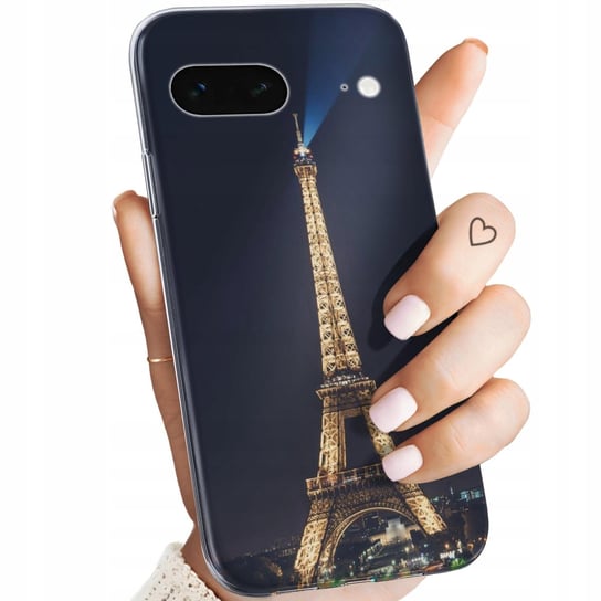 Etui Do Google Pixel 7 Wzory Paryż Francja Eiffel Obudowa Pokrowiec Case Google