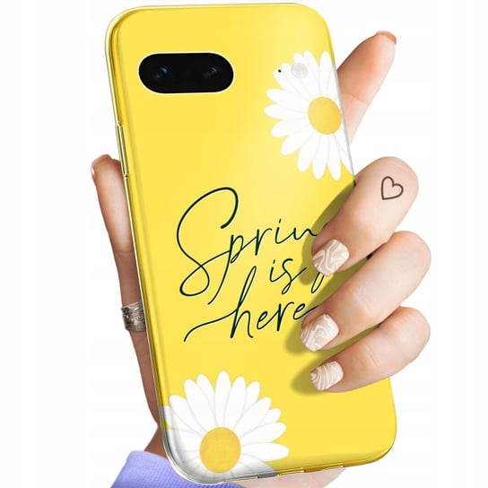 Etui Do Google Pixel 7 Wzory Wiosna Wiosenne Spring Obudowa Pokrowiec Case Google