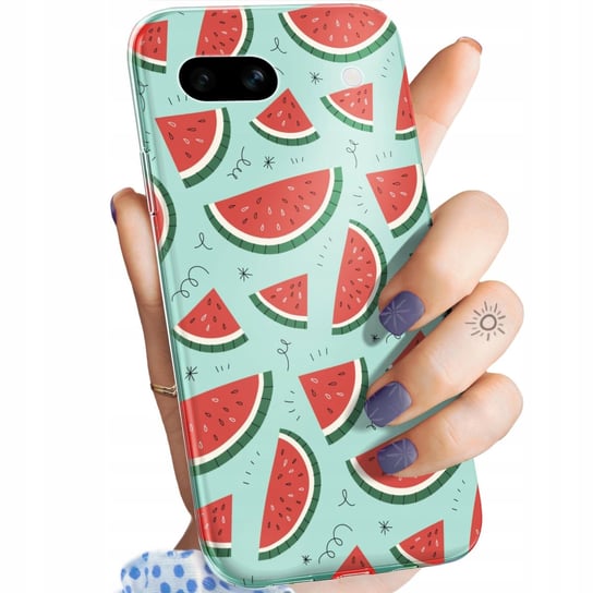 ETUI DO GOOGLE PIXEL 7A WZORY OWOCE ARBUZ ANANAS CYTRYNY OBUDOWA POKROWIEC Google