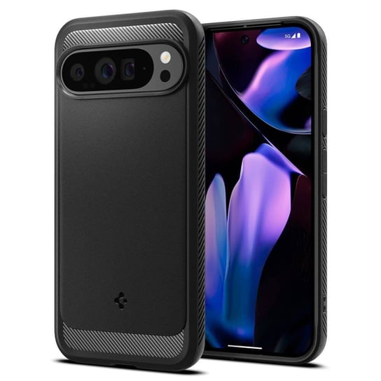 Etui do GOOGLE PIXEL 9 PRO XL Spigen Rugged Armor Matte czarne Spigen