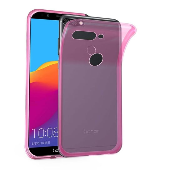 Etui Do Honor 7C / Huawei Y7 2018 Pokrowiec w PRZEZROCZYSTY RÓŻOWY Obudowa Ochronny TPU Silikon Case Cover Cadorabo Cadorabo