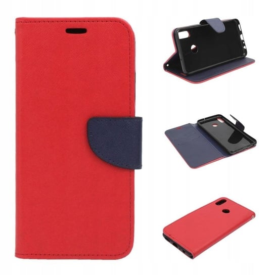 Etui do Honor 8X JSN-AL00 Fancy Diary czerwony Obudowa Pokrowiec Case GSM-HURT