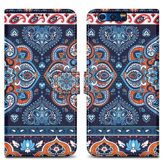 Etui Do Honor 9 Pokrowiec w Niebieska Mandala No. 1 Etui Case Cover Obudowa Ochronny Cadorabo Cadorabo