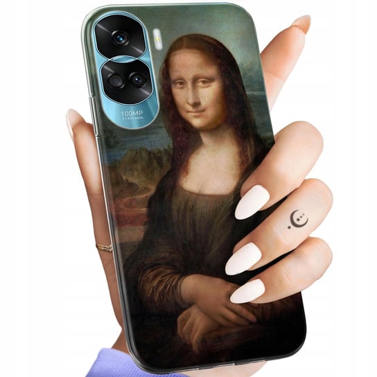 ETUI DO HONOR 90 LITE 5G WZORY LEONARDO DA VINCI MONA ŁASICZKA OBUDOWA CASE Honor