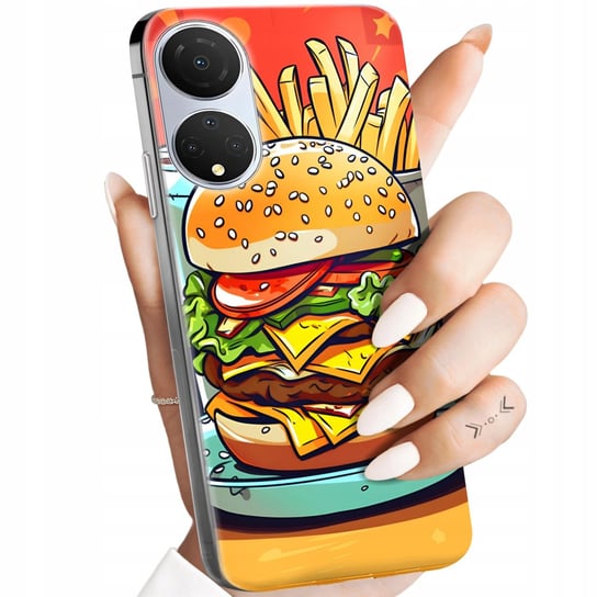 Etui Do Honor X7 Wzory Hamburger Burgery Fast-Food Jedzenie Obudowa Case Honor