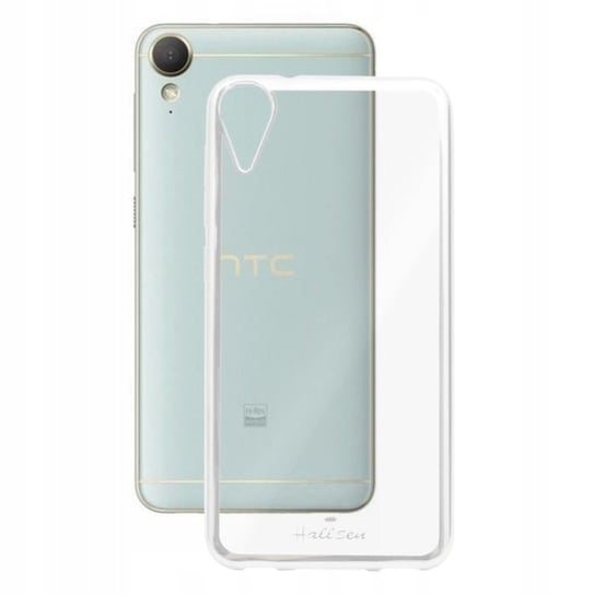 Etui Do Htc Desire 10 Lifestyle Bumper Glossy Tpu Srebrny Case Pokrowiec Fu Futerał Kejs Ochraniacz Okładka GSM-HURT