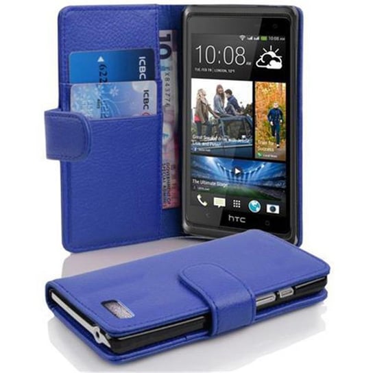 Etui Do HTC Desire 600 w KRÓLEWSKI NIEBIESKI Pokrowiec Portfel Case Cover Obudowa Cadorabo Cadorabo
