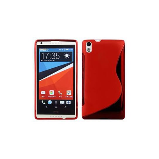 Etui Do HTC Desire 816 Pokrowiec w PIEKŁA CZERWIEŃ Pokrowiec Ochronny Obudowa Case Cover TPU Cadorabo Cadorabo