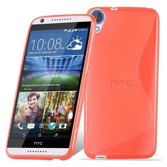 Etui Do HTC Desire 820 Pokrowiec w PIEKŁA CZERWIEŃ Pokrowiec Ochronny Obudowa Case Cover TPU Cadorabo Cadorabo