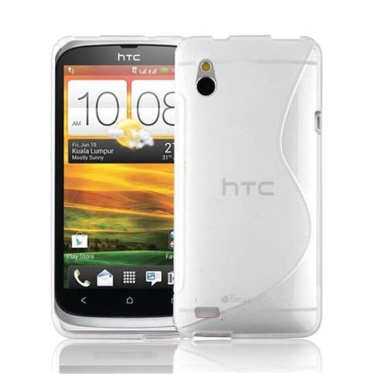 Etui Do HTC Desire V Pokrowiec w PÓŁPRZEZROCZYSTY Pokrowiec Ochronny Obudowa Case Cover TPU Cadorabo Cadorabo