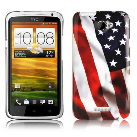 Etui Do HTC ONE X / X+ Pokrowiec w STARS AND STRIPES Hard Case Cover Obudowa Ochronny Cadorabo Cadorabo