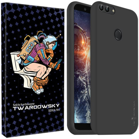 Etui Do Huawei Enjoy 7S Case Twardowsky Hole Szkło TWARDOWSKY