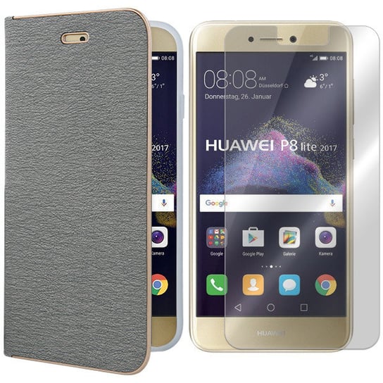 Etui do Huawei Honor 8 Lite pokrowiec Posh + szkło VegaCom