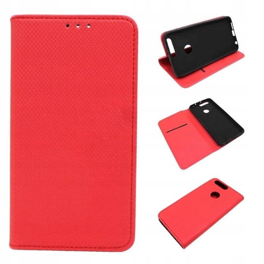 Etui do Huawei HONOR 8 Smart Magnet czerwone Obudowa Pokrowiec Case GSM-HURT