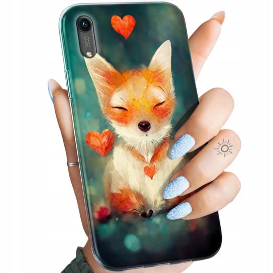 Etui Do Huawei Honor 8A Wzory Liski Lisy Fox Obudowa Pokrowiec Case Huawei