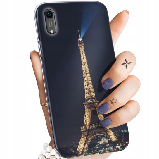 Etui Do Huawei Honor 8A Wzory Paryż Francja Eiffel Obudowa Pokrowiec Case Huawei