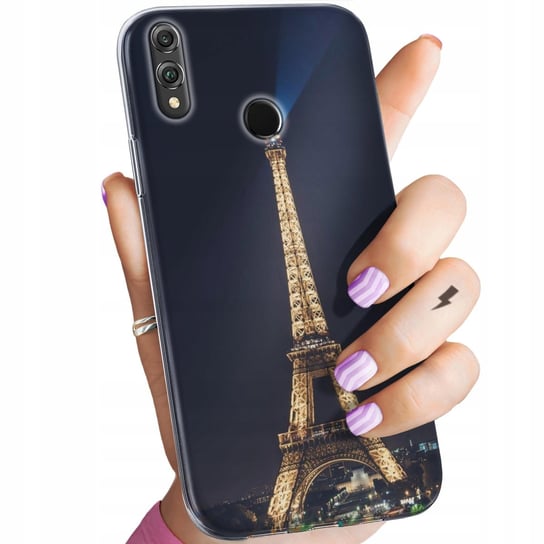 Etui Do Huawei Honor 8X Wzory Paryż Francja Eiffel Obudowa Pokrowiec Case Huawei