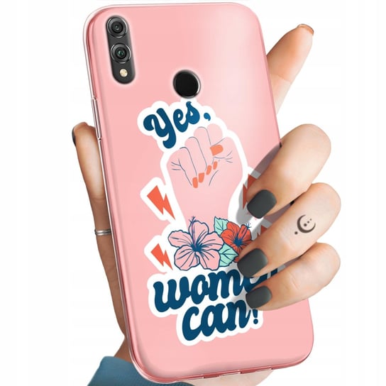 ETUI DO HUAWEI HONOR 8X WZORY SIŁA KOBIET GIRL POWER FEMINIZM OBUDOWA CASE Huawei