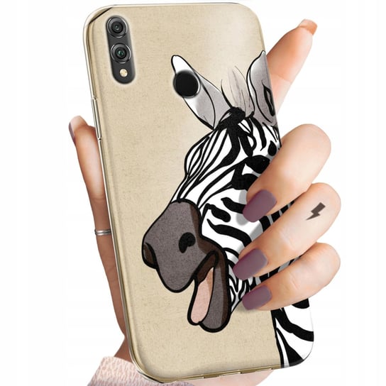 ETUI DO HUAWEI HONOR 8X WZORY ZEBRA ZEBERKA PASKI OBUDOWA POKROWIEC CASE Huawei